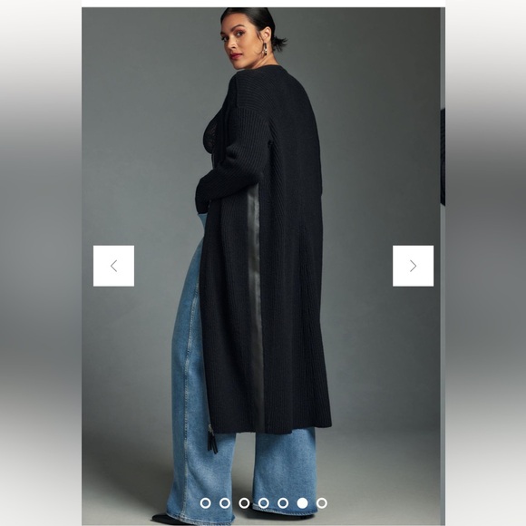 Anthropoligie Pilcro Zip Cardigan Duster - Picture 3 of 4